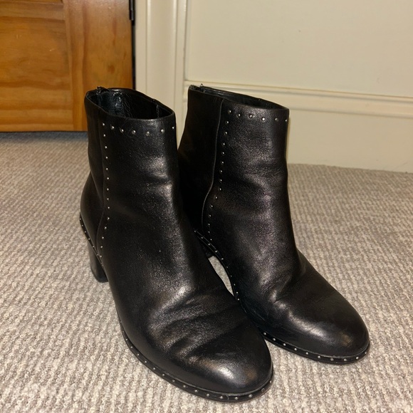 Rag & Bone black leather willow studded boots - Picture 5 of 6